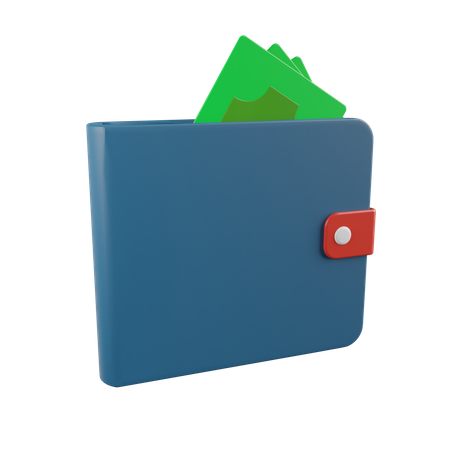 Money Wallet  3D Illustration