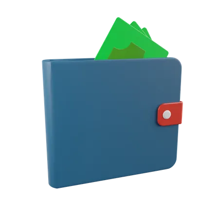 Money Wallet  3D Illustration