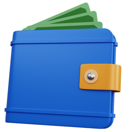 Money Wallet 3D Icon