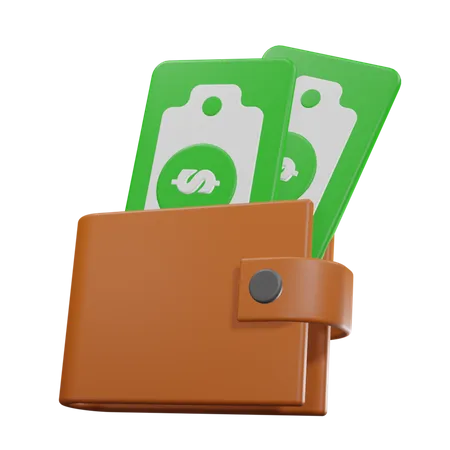 3 D Icon With Money 3D Icon