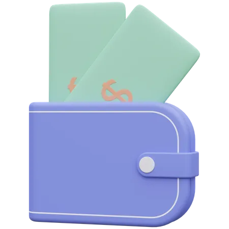 Wallet 3 D Icon Illustration 3D Icon
