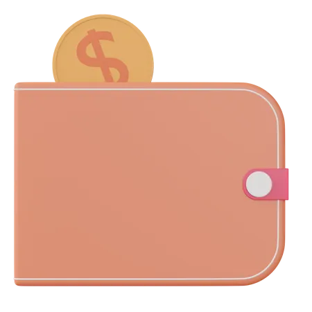 Wallet 3 D Icon Illustration 3D Icon