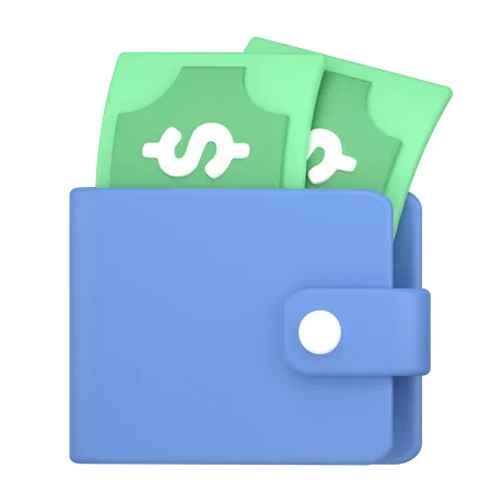 Money wallet  3D Icon