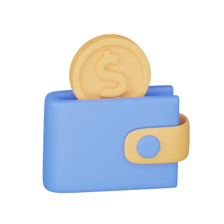 Money Wallet  3D Icon