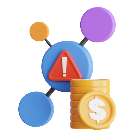 Money Warning  3D Icon