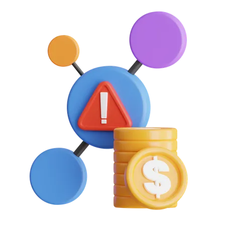 Money Warning  3D Icon