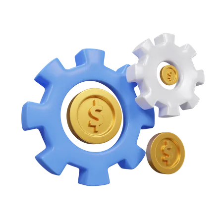 Money Wheel  3D Icon