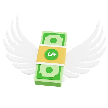 Money Wings  3D Icon