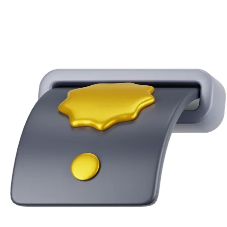 Money WIthdraw  3D Icon