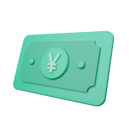 Money Yuan  3D Icon