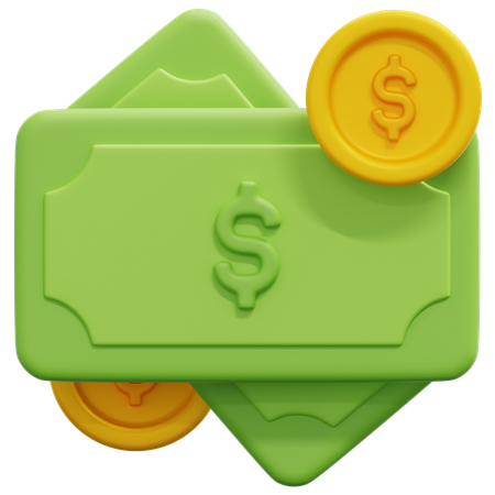 Moneys  3D Icon