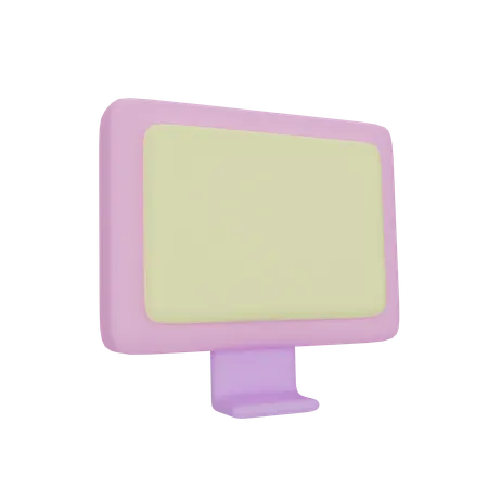 Moniteur  3D Icon