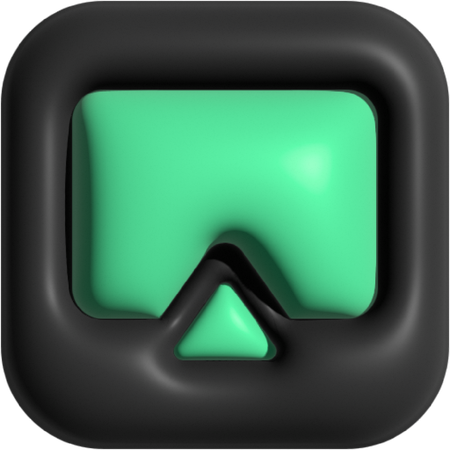 Moniteur  3D Icon