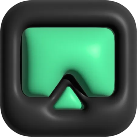 Moniteur  3D Icon