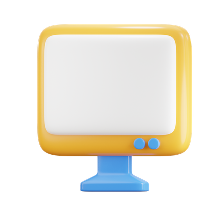 Moniteur  3D Icon