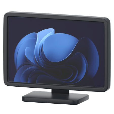 Moniteur  3D Icon