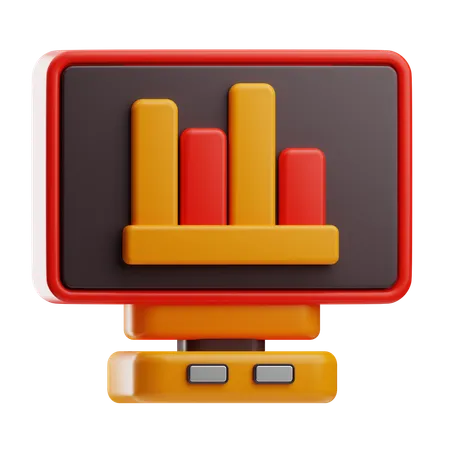 Moniteur  3D Icon