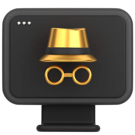 Moniteur  3D Icon