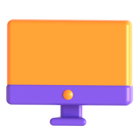 Moniteur  3D Icon