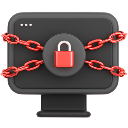 Moniteur  3D Icon
