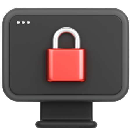 Moniteur  3D Icon
