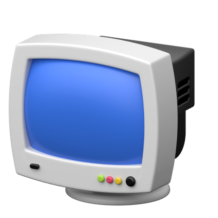 Moniteur  3D Icon