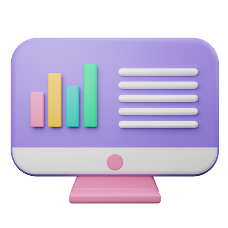 Moniteur  3D Icon
