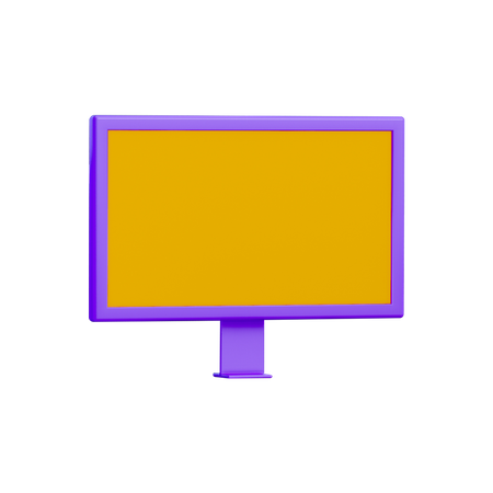 Moniteur  3D Icon