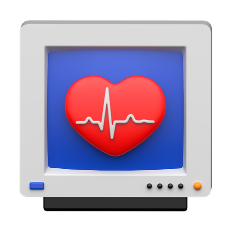 Moniteur  3D Icon
