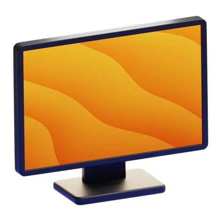 Moniteur  3D Icon