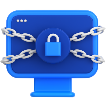 Moniteur  3D Icon