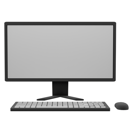 Moniteur  3D Icon