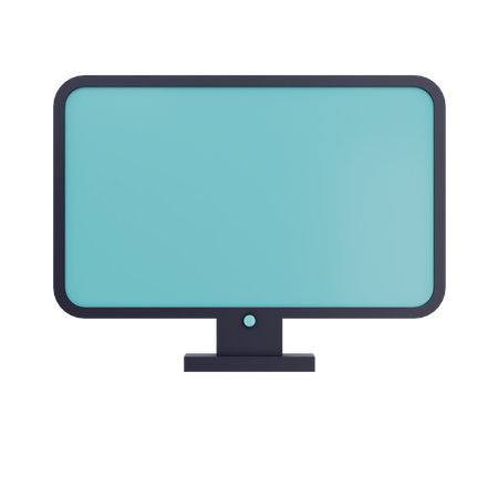 Moniteur  3D Icon