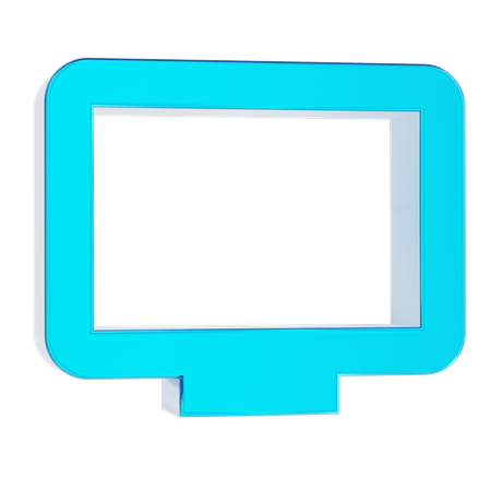 Moniteur  3D Icon