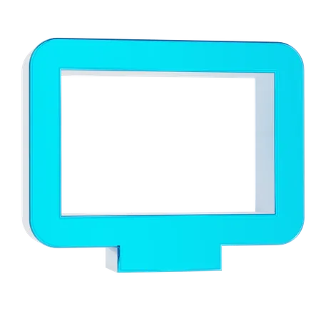 Moniteur  3D Icon