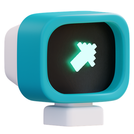 Moniteur  3D Icon