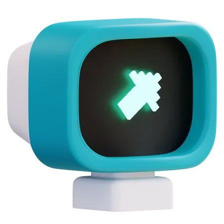 Moniteur  3D Icon