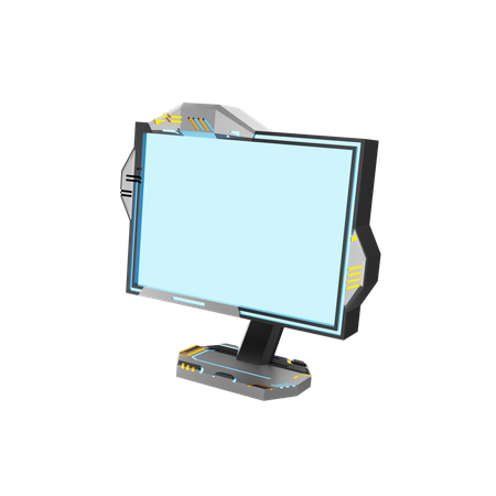 Moniteur  3D Icon