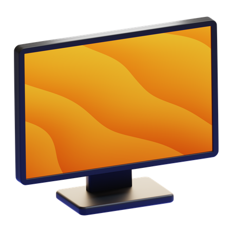 Moniteur  3D Icon