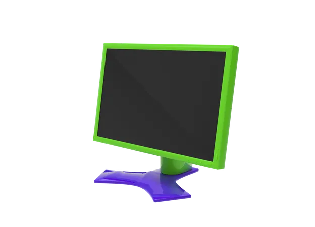 Moniteur  3D Icon