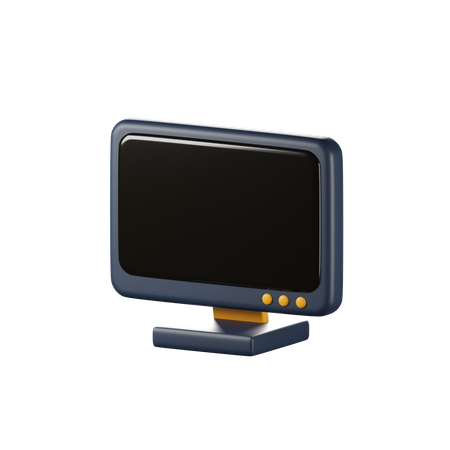 Moniteur  3D Icon