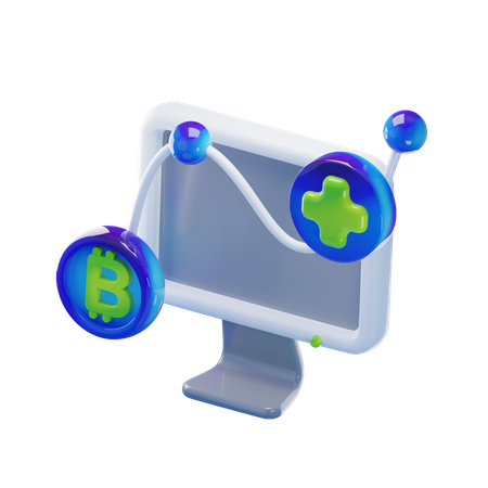 Moniteur  3D Icon