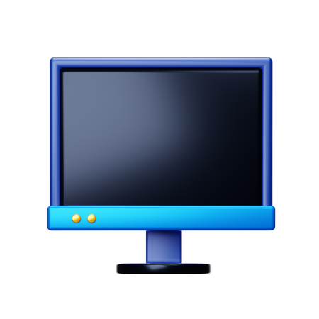 Moniteur  3D Icon