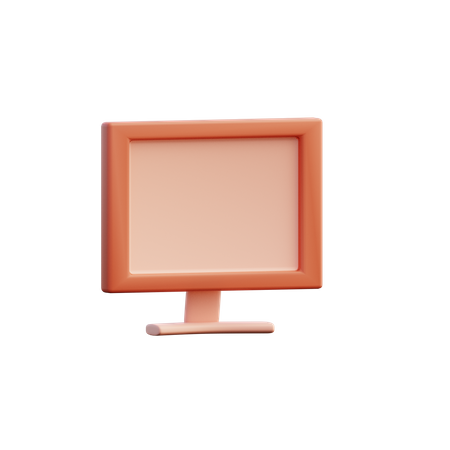 Moniteur d'affichage  3D Icon