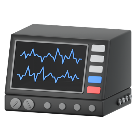 Moniteur de fréquence cardiaque  3D Icon