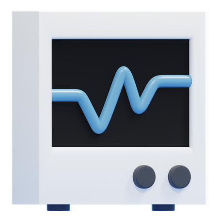 Moniteur de fréquence cardiaque  3D Icon