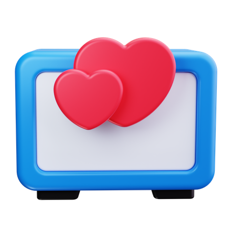 Moniteur de fréquence cardiaque  3D Icon