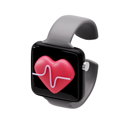 Moniteur de fréquence cardiaque  3D Icon