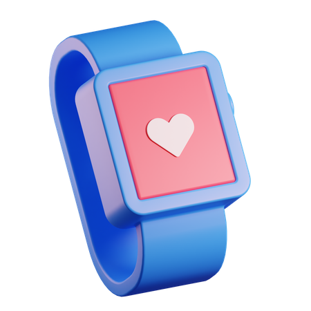 Moniteur de rythme cardiaque  3D Icon
