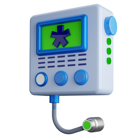 Moniteur de santé  3D Icon